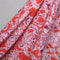 'Ornate Fretwork' Cotton Voile ~ Coral *Remnant 1.95m Was $50.30 Now $40.20